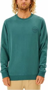 Męski sweter bez kaptura Rip Curl Re Entry Crew Blue - L - Swetry męskie - miniaturka - grafika 1
