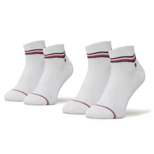 Tommy Hilfiger Zestaw 2 par niskich skarpet męskich 100001094 White 300 - Skarpetki damskie - miniaturka - grafika 1