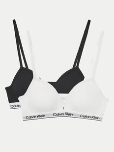 Calvin Klein Underwear Komplet 2 biustonoszy G80G800741 Czarny - Biustonosze dla dziewczynek - miniaturka - grafika 1