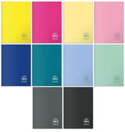 Zeszyty szkolne - HERLITZ Zeszyty z okładką PP w kratkę A5 HERLITZ ECO Ocean Pastel Colors 10 KOLORÓW - miniaturka - grafika 1