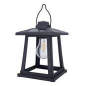 Lampy ogrodowe - Latarenka solarna 3000 K czarna - miniaturka - grafika 1