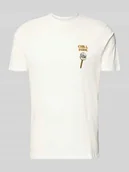 Koszulki męskie - T-shirt o kroju regular fit z wyhaftowanym napisem model ‘Kameron’ - miniaturka - grafika 1