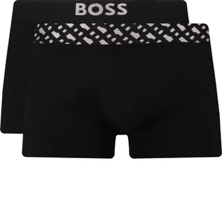 Majtki męskie - BOSS Bokserki 2-pack Silver G - grafika 1