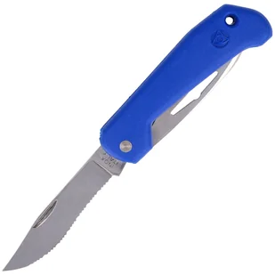Nóż składany żeglarski MAC Marine B91/5 Blue PP, Mirror W 1.4028 (MC B915.B) - Noże - miniaturka - grafika 1