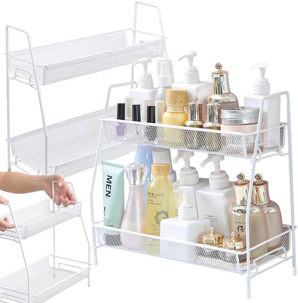 Półka kuchenna organizer kuchenny stojący dwupoziomowy loft na przyprawy