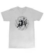 Koszulki i topy damskie - Koszulka siatkarska Sportowy styl Siatkówka Prezent Nadruk Szara XL - miniaturka - grafika 1