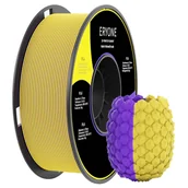 Filamenty i akcesoria do drukarek 3D - ERYONE Dual Color Matte PLA Filament for 3D Printers, 1.75mm Accuracy  /- 0.03mm, 1kg (2.2LBS)/Spool - Yellow and Purple - miniaturka - grafika 1