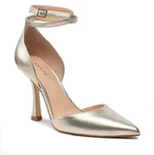 Sandały damskie - Guess Sydnie, Sandały damskie, Złoty, 41 EU - miniaturka - grafika 1