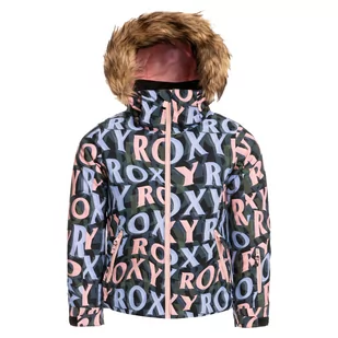 Kurtka narciarska dla dziewcząt Roxy Jet Ski ERGTJ03142 - Kurtki narciarskie - miniaturka - grafika 1