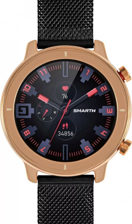 Smartwatch Smarth R4R.Mb Czarny Sportowy