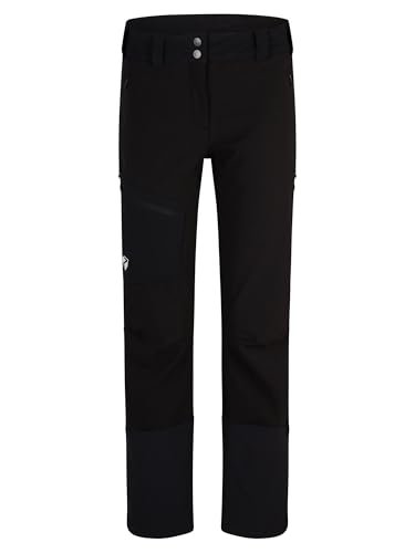 Ziener NOLANE Softshell Hybrid spodnie damskie, wiatroszczelne, elastyczne, funkcjonalne, czarne, 38
