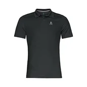 Koszulki męskie - Odlo Odlo Męska koszulka polo S/S F-dry czarny czarny XXL 550802 - miniaturka - grafika 1