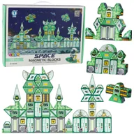 Klocki - ZESTAW DUZE KLOCKI MAGNETYCZNE KOSMOS - miniaturka - grafika 1