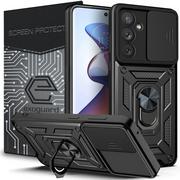 Etui i futerały do telefonów - Etui Exoguard Camshield + Szkło - Samsung Galaxy A54 5G - Pancerne Case Obudowa Futerał Ring - miniaturka - grafika 1