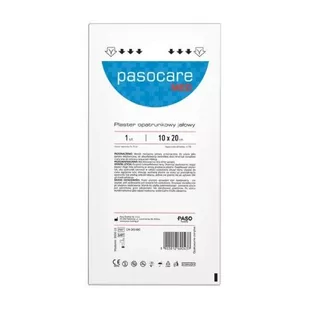Paso TRADING SP. Z O.O. Pasocare Med plaster opatrunkowy jałowy 10x 20 cm 1 sztuka 9077915 - Apteczki i materiały opatrunkowe - miniaturka - grafika 1