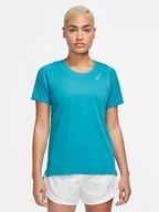 Koszulki sportowe damskie - Nike Koszulka w kolorze turkusowym do biegania - miniaturka - grafika 1