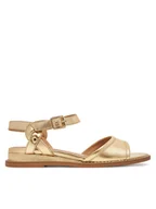 Sandały damskie - Lasocki Sandały WI33-CS853-HM-03 Złoty - miniaturka - grafika 1