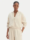 Bluzy damskie - Reebok Bluza Reebok x Ewa Chodakowska Marti RK25620CCW Beżowy Regular Fit - miniaturka - grafika 1