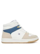 Buty dla chłopców - Tommy Hilfiger Sneakersy T3X9-34364-1269 S Biały - miniaturka - grafika 1