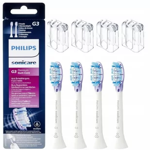 4X Końcówki Philips Sonicare G3 Gum Care Hx9054/33 - Końcówki do szczoteczek elektrycznych - miniaturka - grafika 1