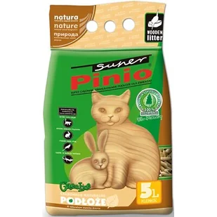 Super Pinio Żwirek drewniany 5L 6442 - Podłoże dla gryzoni - miniaturka - grafika 4