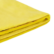 Poduszki ogrodowe - Beliani Wymienne obicie do łóżka 160 x 200 cm żółte FITOU - miniaturka - grafika 1