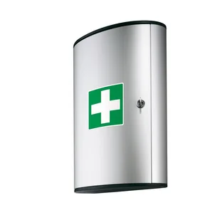Durable Aluminiowa apteczka ścienna, 30x40x12 cm, bez zawartości 01-1973-23 - Apteczki i materiały opatrunkowe - miniaturka - grafika 1