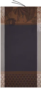 Le Jacquard Fran ais Ręcznik plażowy Recifs Czarny - Ręczniki - miniaturka - grafika 1