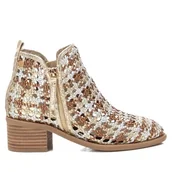 Trampki damskie - XTI 143963, Trampki damskie, złoto, 37 EU, odcienie złota, 37 EU - miniaturka - grafika 1