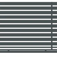 Ogrodzenia - Polbram Brama przesuwna bez przeciwwagi Tinos 5x1,56 m prawa antracytowa automat - miniaturka - grafika 1