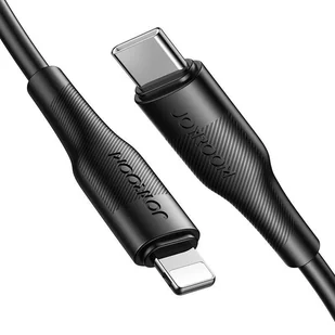 Joyroom kabel przewód USB Typ C - Lightning Power Delivery 20W 2,4A 0,25m czarny (S-02524M3 Black) - Kable USB - miniaturka - grafika 4