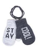 Rękawiczki dla dzieci - Rękawiczki Chłopięce Jednopalczaste Ze Sznurkiem Dotykowe Stay Cool! 16 Cm - miniaturka - grafika 1