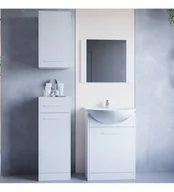Meble łazienkowe - Łazienka NICO biały laminat - miniaturka - grafika 1