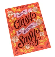 Notesy i bloczki - Notatnik typograficzny A5 ( Pomarańczowy ) - miniaturka - grafika 1