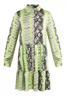 Sukienki - IZIA Sukienka damska, zielona, wielokolorowa, S, Zielony, wielokolorowy, S - miniaturka - grafika 1