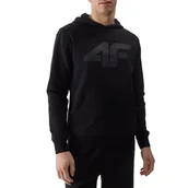 Bluzy męskie - Bluza 4F WSS24TSWSM095020S - czarna - miniaturka - grafika 1