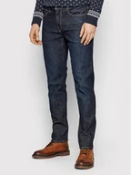 Spodnie męskie - Selected Homme Jeansy Leon 16080594 Granatowy Slim Fit - miniaturka - grafika 1