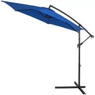 Parasole ogrodowe - Parasol Ogrodowy Niebieski Alu Ø330cm Ochrona UV 50+ - miniaturka - grafika 1