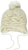 Słuchawki - Sterntaler Strickmütze Czapka na słuchawki dla dzieci i dziewcząt, ecru, 41 - miniaturka - grafika 1