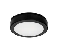 Lampy sufitowe - LED Plafon łazienkowy z czujnikiem NAIROS LED/12W/230V IP65 czarny +pilot - miniaturka - grafika 1