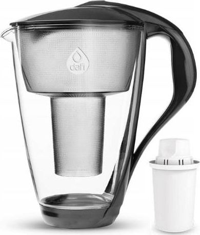 Dzbanek filtrujący Dafi Crystal LED czarny