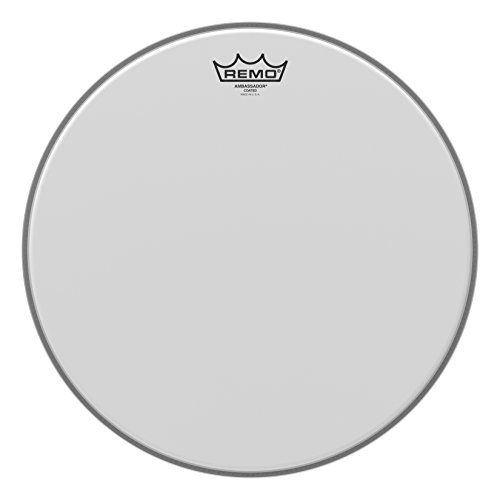 Remo Schlagzeugfell Ambassador Weiß aufgeraut 18