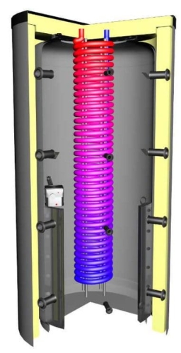 Bufor spiro Alpha Thermotec PSH 800l wężownica CWU zbiornik buforowy 0w ▶WYSYŁKA POBRANIOWA GRATIS!◀