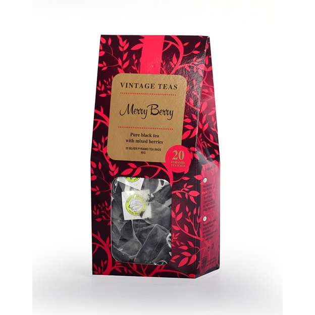 VINTAGE TEAS Czarna herbata Vintage Teas Merry Berry 20x2,5g 6957-uniw