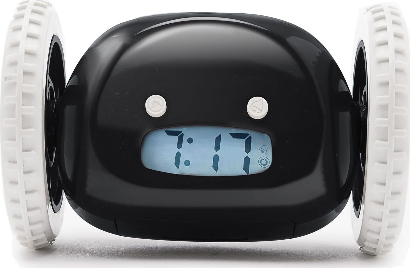 Nanda Home Uciekający Budzik Clocky Black / Czarny