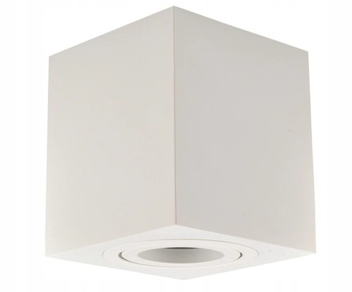 Superled Torget Mini lampa sufitowa sześcian kierunkowa biała