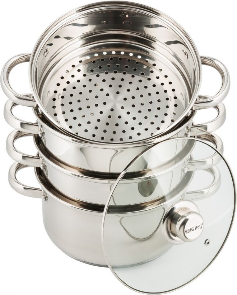 KingHoff Garnek do gotowania na parze 22cm KH-3329