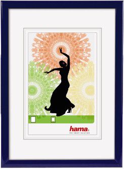 Ramka Hama Madrid 30x40, plastikowa, niebieska 66483
