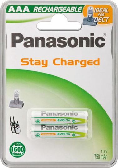Panasonic Akumulator AAA / R03 750mAh 2 szt.