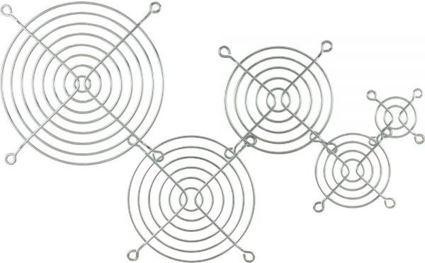 InLine Grill ochronny na wentylator 80mm Srebrny 33378